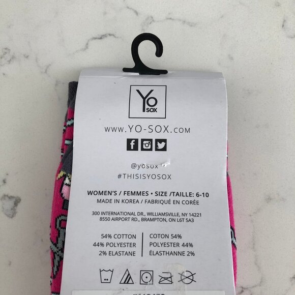 YoSOX Cotton Polyester Hair Dresser Accessories Print Socks Multi Sz OS NWT - Picture 3 of 4